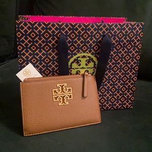 Tory Burch bark color card wallet